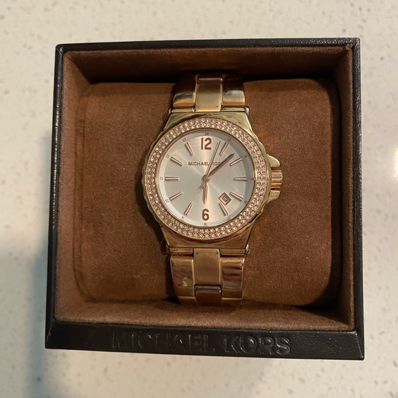 Michael Kors Watch w/ Rhinestones *Great Condition*